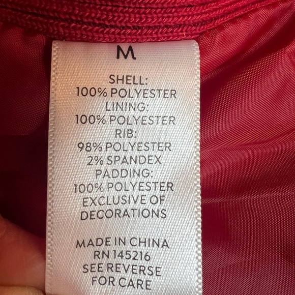 WESTPORT women Red Quilted Vest/size M - Picture 11 of 11